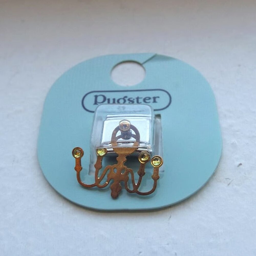 Pugster chandelier dangle 9mm stainless steel Italian charm bracelet link new
